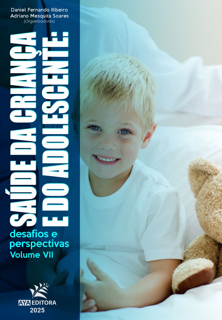 Capa do Livro Saúde da Criança e do Adolescente: Desafios e Perspectivas - Vol. 7