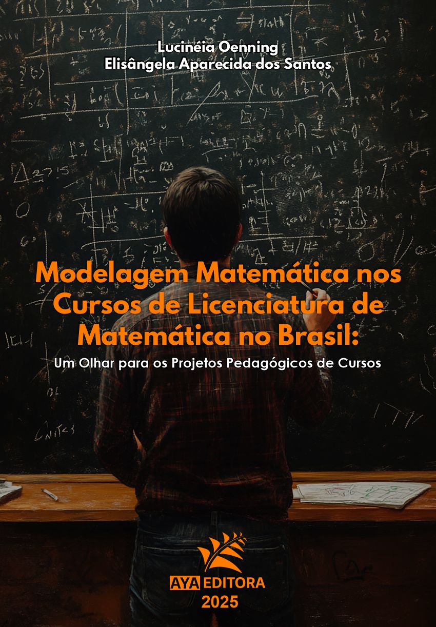Capa do Livro Modelagem matemática nos cursos de licenciatura de matemática no Brasil
