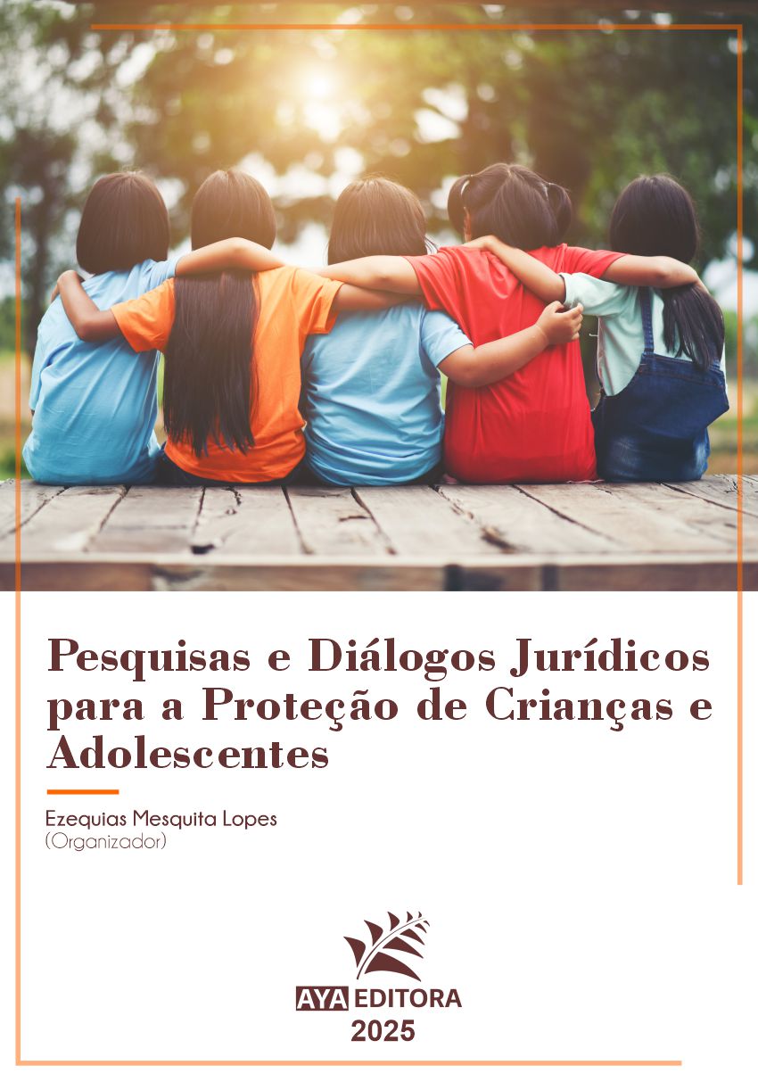 Capa do Livro Pesquisas e Diálogos Jurídicos para a Proteção de Crianças e Adolescentes
