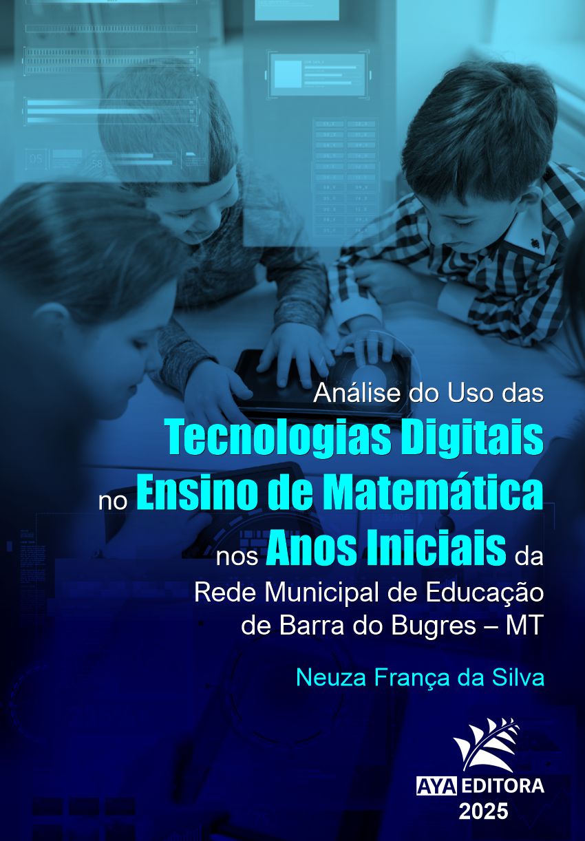 Capa do Livro Análise do uso das tecnologias digitais no ensino de matemática nos anos iniciais da rede municipal de educação de Barra do Bugres – MT