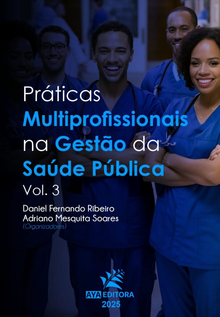 Capa do Livro Práticas Multiprofissionais na Gestão da Saúde Pública – Vol. 3