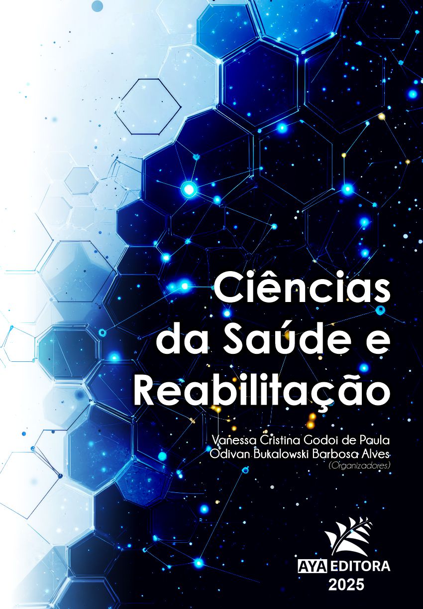 Capa do Livro “Ciências da Saúde e Reabilitação”