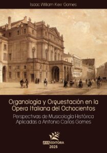 Capa do Livro Organología y orquestación en la Ópera Italiana del Ochocientos