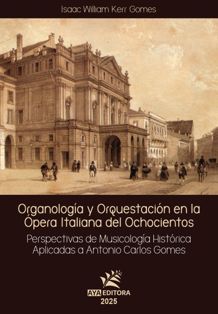 Capa do Livro Organología y orquestación en la Ópera Italiana del Ochocientos