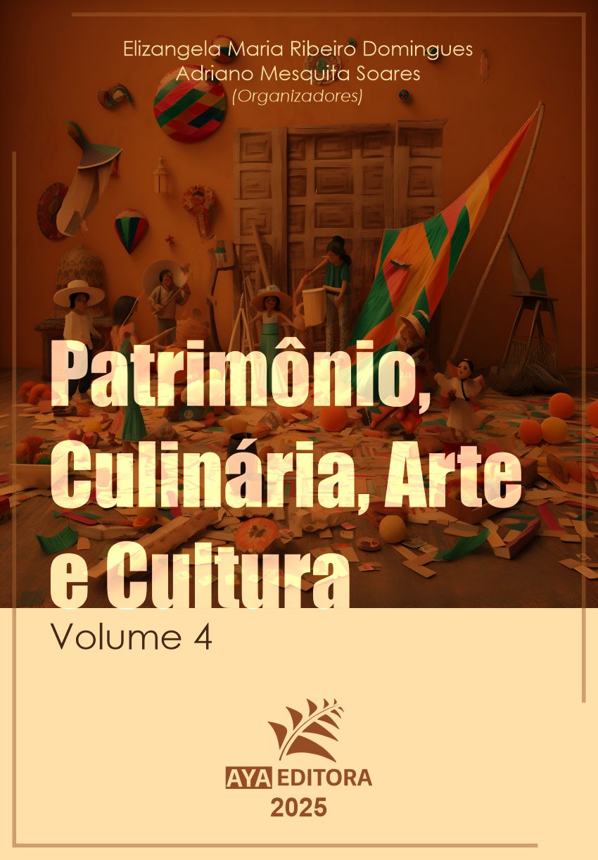 Capa do Livro Patrimônio, Culinária, Arte e Cultura Vol. 4