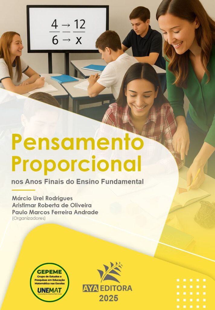 Capa do livro Pensamento Proporcional nos Anos Finais do Ensino Fundamental, edição 2025 da AYA Editora.