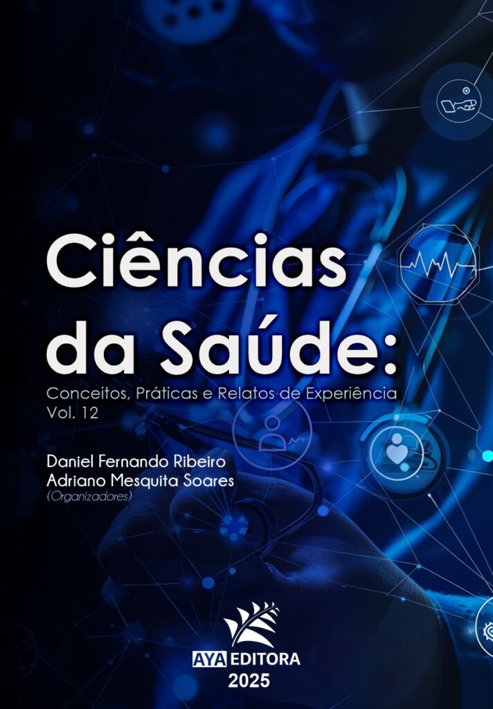 Capa do Livro Ciências da Saúde: conceitos, práticas e relatos de experiência – Vol. 12