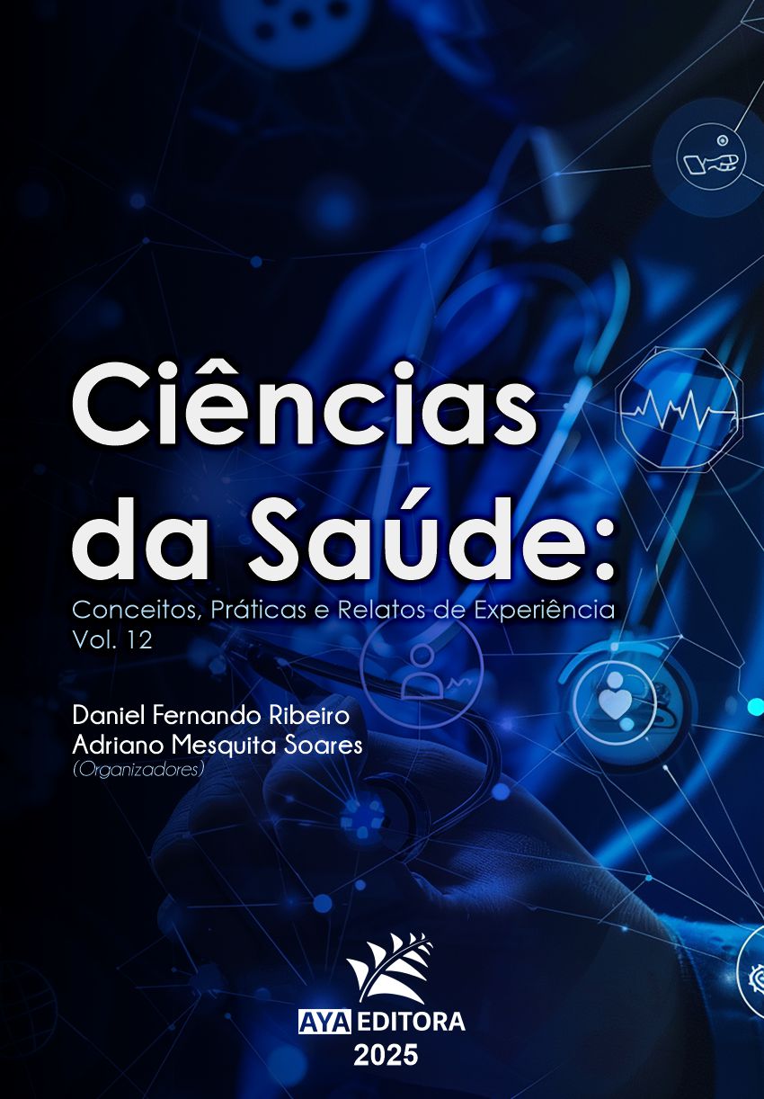 Capa do Livro Ciências da Saúde: conceitos, práticas e relatos de experiência – Vol. 12