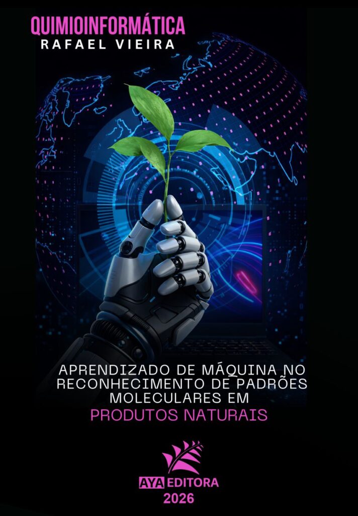 Capa do Livro Quimioinformática: aprendizado de máquina no reconhecimento de padrões moleculares em produtos naturais