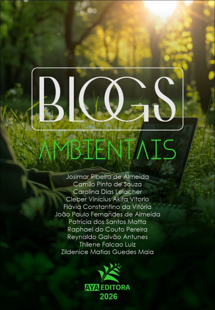 Capa do Livro Blogs Ambientais, obra sobre biodiversidade, ecologia insular, conservação e gestão ambiental