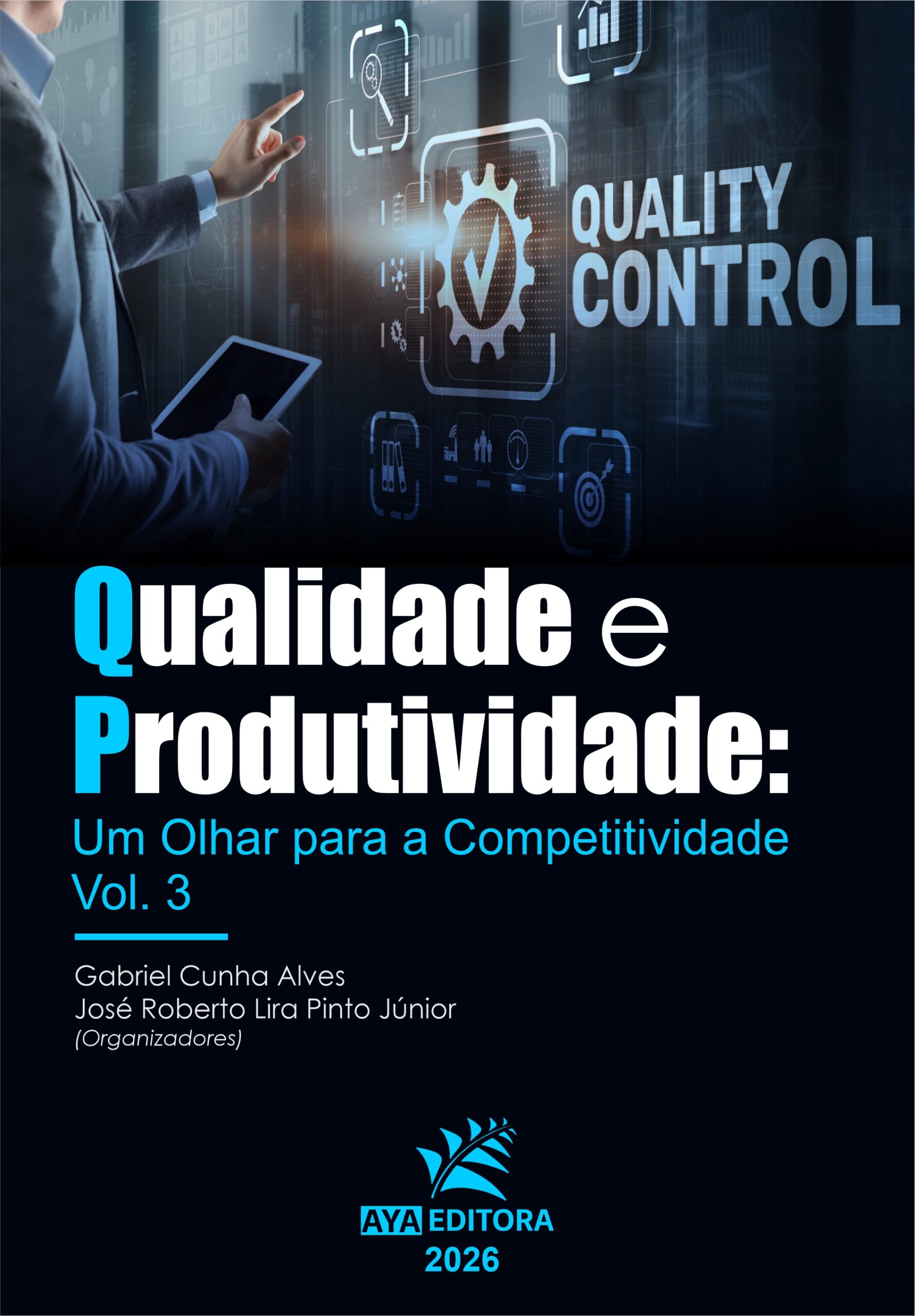 Capa do Livro Qualidade e Produtividade: Um Olhar para a Competitividade - Vol. 3
