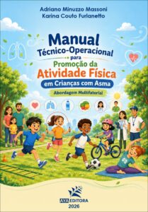 Capa do Livro Manual Técnico-Operacional para Promoção da Atividade Física em Crianças com Asma