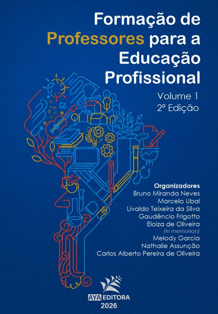 Capa do Livro Formação de Professores para a Educação Profissional, volume 1, 2ª edição, em fundo azul.